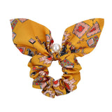 Chiffon Bowknot Silk Hair Scrunchies Women Pearl Ponytail Holder Hair Ties Hair Rope Rubber Bands Headwear Hair