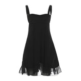 Summer Fashion Trend Women's New Slings A Word Shoulder Loose Mesh Thin