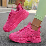 Dad Shoes Women 2025 Spring And Summer New Korean Version Of Casual Thick Candy Color Nets Sports Small White