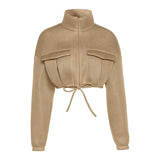 Winter Thermal Jackets with Zipper Women's Quilted Heated Coats Female Padded Clothes Femme Ladies Clothing
