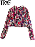Printed Mini Skirt Women High Waist Vintage Skirt Sets Ruched Short Skirts Woman Fashion 2023 Streetwear Y2k Pleated