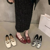 Single-Shoe Women's Spring And Autumn Net Red Explosion With Skirt Bows New Chinese Light National Shoes Mary Jane Small Leather