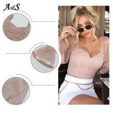 Polka Dot Blouse Women Mesh Shirts Pink Tops Sweet Neckline Lantern Sleeve Ruched Blouse White Blusas Vintage