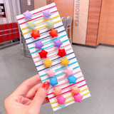 New Girls Cute Colorful Cartoon Scrunchies Ponytail Holder Hair Bands Kids Lovely Headband Fashion Hair