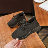 Sneakers Brown Black Red Shoes For Big Children's Shoes Primary School Kid's Sports Shoes Sneakers Suitable Boys Girls