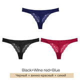 Sexy Lace Panties Women Low-waist Underwear Women's Thong Female G String Breathable Lingerie Temptation Intimates