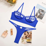 Lace Lingerie Set Sexy Women's Underwear Transparent Bra Party Sets Lace Black Lingerie Bra Set Underwear