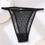 Transparent Female Underpants Women Mesh Briefs Panties Breathable Low Waist Lady Thongs Girls Intimates Lingerie