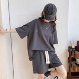Casual Sportswear Suit Women's Summer Dress Small Size Loose Student Gas Shorts