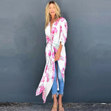 Zebra Pattern White Chiffon Tunic Plus Size Sexy Beach Wear Kimono Summer Clothing For Women Tops and Blouses Shirts