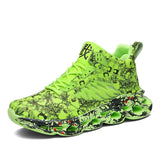 Hip Hop Street Dance Shoes Graffiti Running Shoes Brand Designer Platform Chunky Sneakers Lace Up Sports Jogging