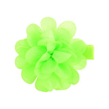 Pcs/lot Chiffon Petals Flower Hair Clips For Baby Girls Solid Hairpins Headdress Barrettes Floral Headwear Hair