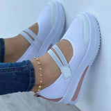 Shoes of Women Wedge Platform Sneakers Mesh Breathable Casual Vulcanized Shoes Female Non Slip Light Walking