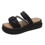 Bottom Cool Slippers Female Summer Outside Wear 2025 New With Skirt Fairy Wind Two Wear Fashion Beach One Word