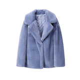 Long Faux Fur Coat-Outfit