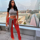Zingj Women's Wear 2024 Autumn And Winter New Fashion Personality Knit Tight Casual Pants Pants Versatile
