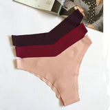 Panties Silk Soft Intimates Underwear For Women Seamless Low-waist Panties Women Sexy Lingerie Briefs Underpants