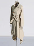 Australian Show Irregular Design Jacket 2025 New Fashion Temperament High-End Feeling With A Collared Windcoat