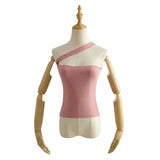 Irregular Lace Ruffle Super Sexy Hollow Out 3 Ways To Wear Slim Tube Top Fold Tops Tank Camis Women Girl Female