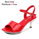 Voesnees Sandals Women Shoes Size 43 Thin Heels Summer Naked Color Peep Toe High Heels Sexy Nightclub Party Slides Heels
