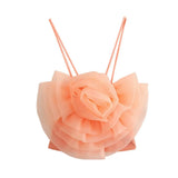 New Transparent Hard Gauze Flower Decoration Slim Sling