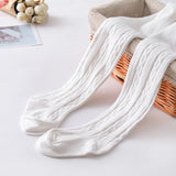0 to 12 Yrs Combed Cotton Children's Tights Cable Knitted Girls Pantyhose High Quality Warm Tights Baby Girls