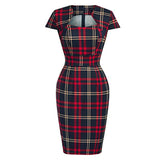 50S 60S Bodycon Women Dress Vintage Office Lady Business Retro Wear To Work Casual Tunic Sheath Fitted Formal Pencil