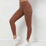 Zingj Fitness Pants Women No Embarrassment Line Yoga Pants High Waist Hip Pants Elastic Tight Sports Yoga Pants- Outfit