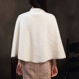 Faux Fur Party Wrap Winter Warm Wedding Bolero Ivory High Quality Wedding Coat Bridal Wrap Party Cape