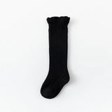 to 4 Yrs Baby Girls Boys Uniform Knee High Socks Tube Ruffled Infants Toddlers Socks Children's Long Socks for