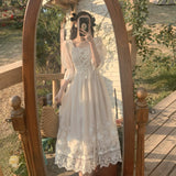 Spring Lace Sweet Elegant Dress Women Evening Party One Piece Dress Korean Kawaii Short Sleeve Dress Female Square