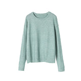 2021 womens sweater autumn winter knitted tops round neck pullover sweater Korean winter