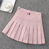 Zingj Pleated Skirt Female Spring And Autumn High Waist A Word Show Thin Student Skirt 2024 Summer New Fashion Short