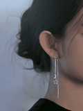 Star Moon Decor Tassel Earring- Outfit