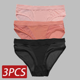 Seamless Hollow Out Women's Panties Women Briefs Transparent Low Waist Underwear Breathable Female Underpants Pantys