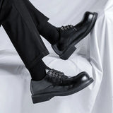 2025 New Youth Platform British Work Shoes Fashion Round Top Platform Casual Fashion Shoes
