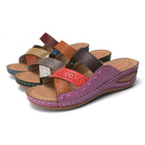 Size 43 Casual Roman Caverns Empty Sandals Cross-Dew Slopes And