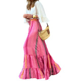 Spot Fall 2025 New Ladies Fashion Casual Bohemian Long