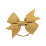 Grosgrain Ribbon Hair Bands Ponytail Holder Rubber Band For Baby Girls Handmade Hair Rope Scrunchie Hair