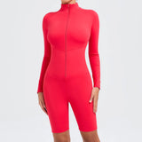 Zingj Long Sleeve Joined Suit Dance Fitness Sports Joined Suit Belly Tight Yoga Suit 51002-Outfit