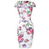 50S 60S Bodycon Women Dress Vintage Office Lady Business Retro Wear To Work Casual Tunic Sheath Fitted Formal Pencil