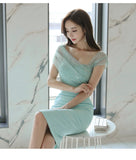 Temperament Sexy Slanted Shoulder Sling Dress 2025 Summer Korean Version Of The Thin Bag Hip Bottom