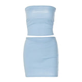 Women's Clothing 2024 New Summer Fashion Casual Word-And-T-Shirt Short Skirt