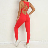 Sexy Hollow Scrunch Monkeys Women Gym Sport Jumpsuit Raises Butt White Black Female Yoga Fitness Overalls Summer