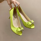 New High-Heeled Sandals Fish Mouth Thin High-Heeled Women's Sandals Large Size Sexy High-Heeled