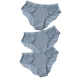 Pcs Cotton Panties Sexy Panty Briefs Lace Panties Women Underwear Lingerie Panties for Female Ladies Floral Pantys