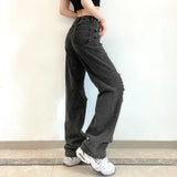 High-rise Loose-fitting Wide-leg JeansOutfit
