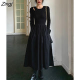 Dresses Women Hollow Out Street Creativity Slim Empire Sexy Party Fashion Tender Korean Style Vintage Ladies Vestido