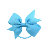 Grosgrain Ribbon Hair Bands Ponytail Holder Rubber Band For Baby Girls Handmade Hair Rope Scrunchie Hair