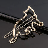 Metal Love Heart Hair Clip Elegant Star Round Barrette for Women Girls Sweet Hairpins Barrettes Hair